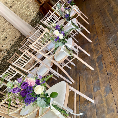 Findon Flowers Wedding Chair Bouquets