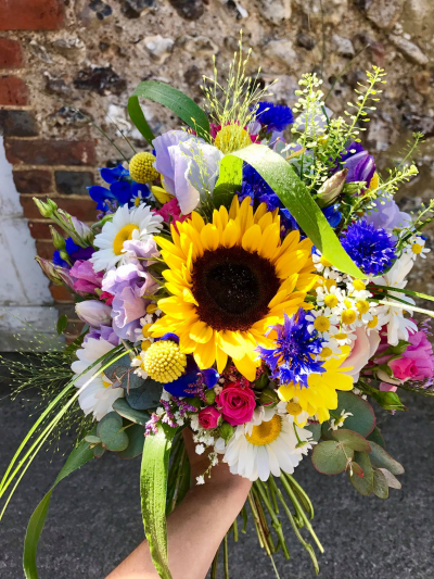 Findon Flowers Sunflower Bridal Bouquet