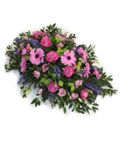 Hot Pink - A lovely selection of varied hot-pink and cerise-pink flowers accented with touches of purple and lime.