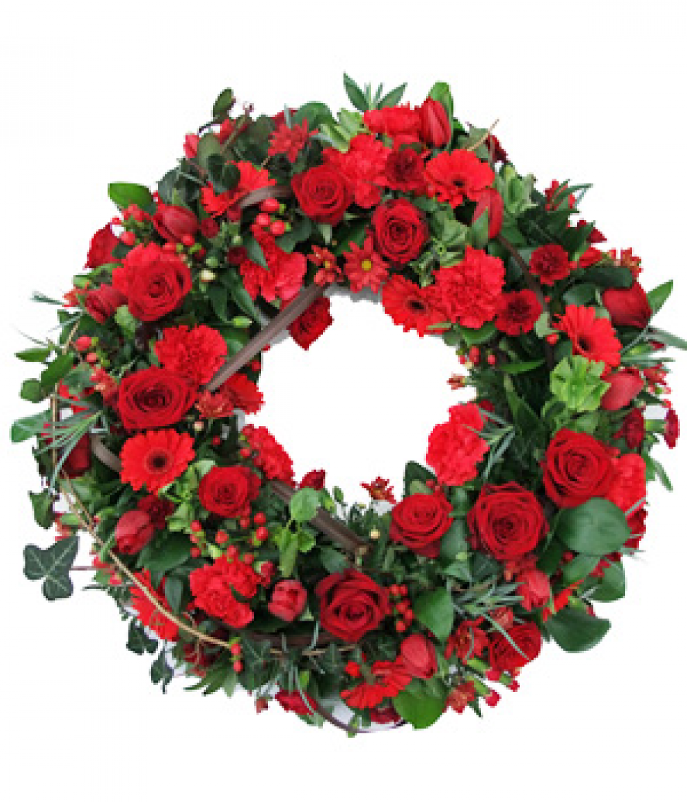 Red Velvet Wreath